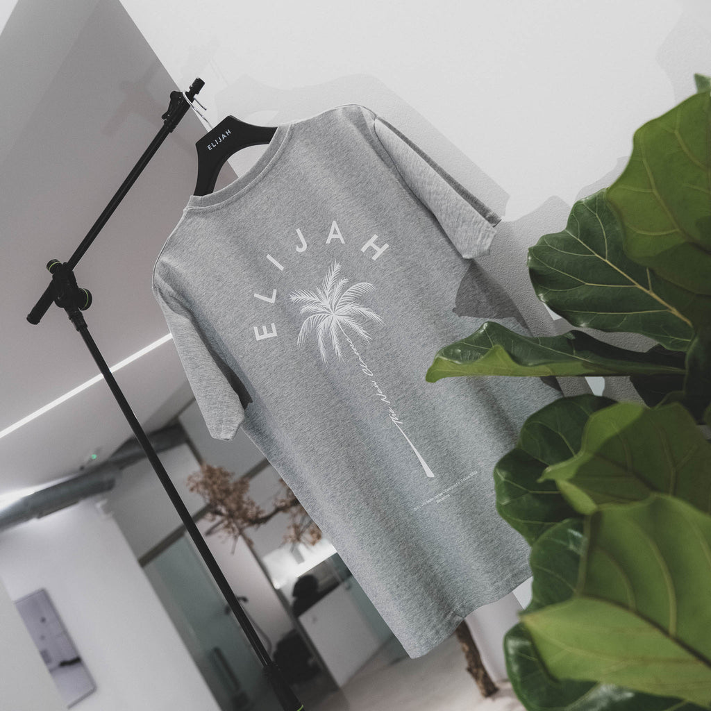 Palm Tree - Grey T-shirt