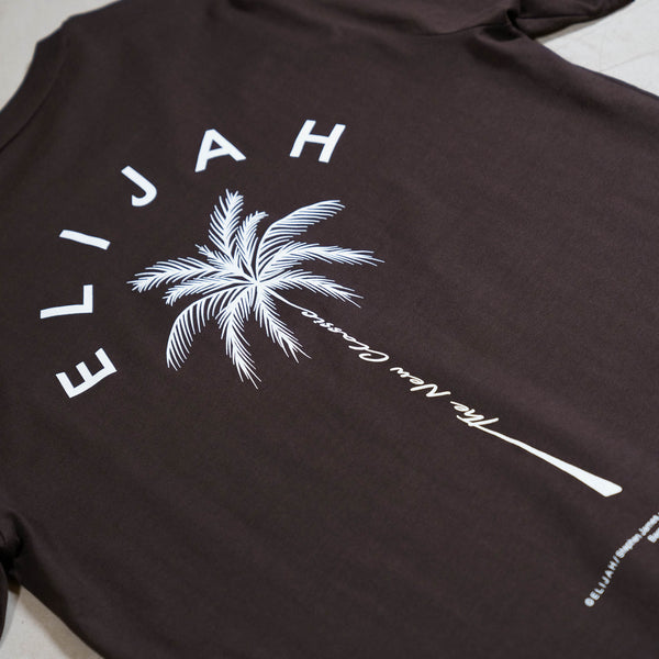 Palm Tree - Deep Chocolate T-Shirt