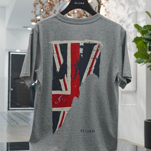 British Flag - Grey T-Shirt
