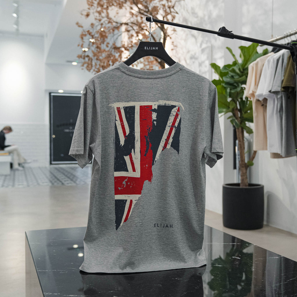 British Flag - Grey T-Shirt