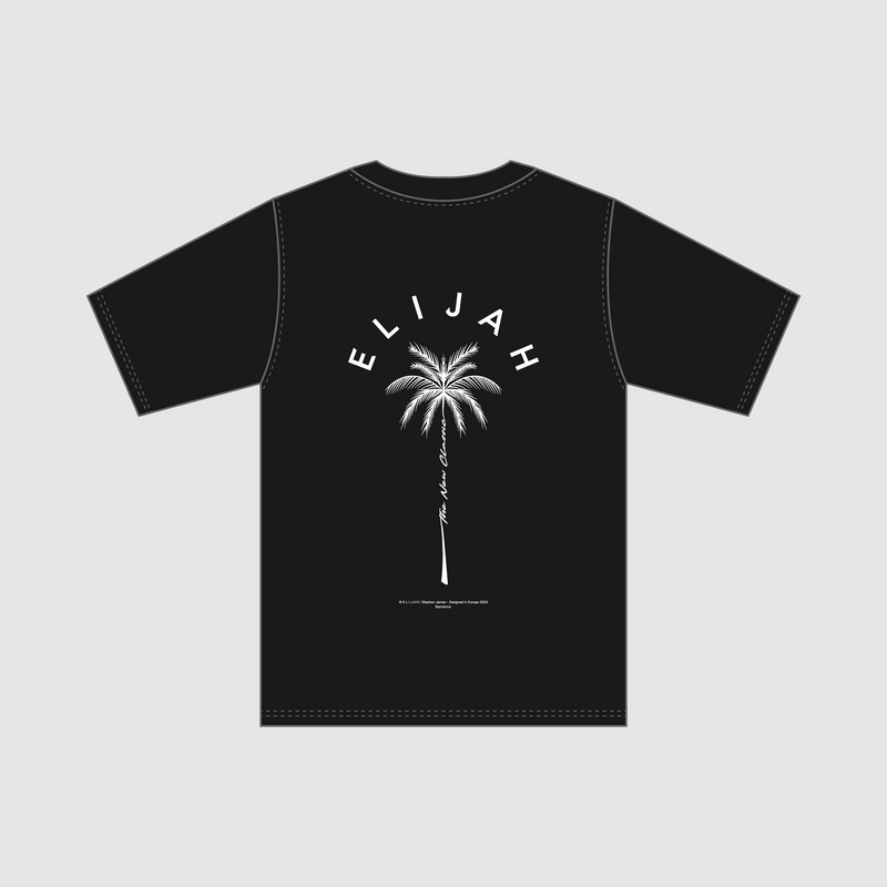 Palm Tree - Black T-Shirt