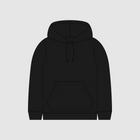Sudadera con Palmera – Blanco / Negro