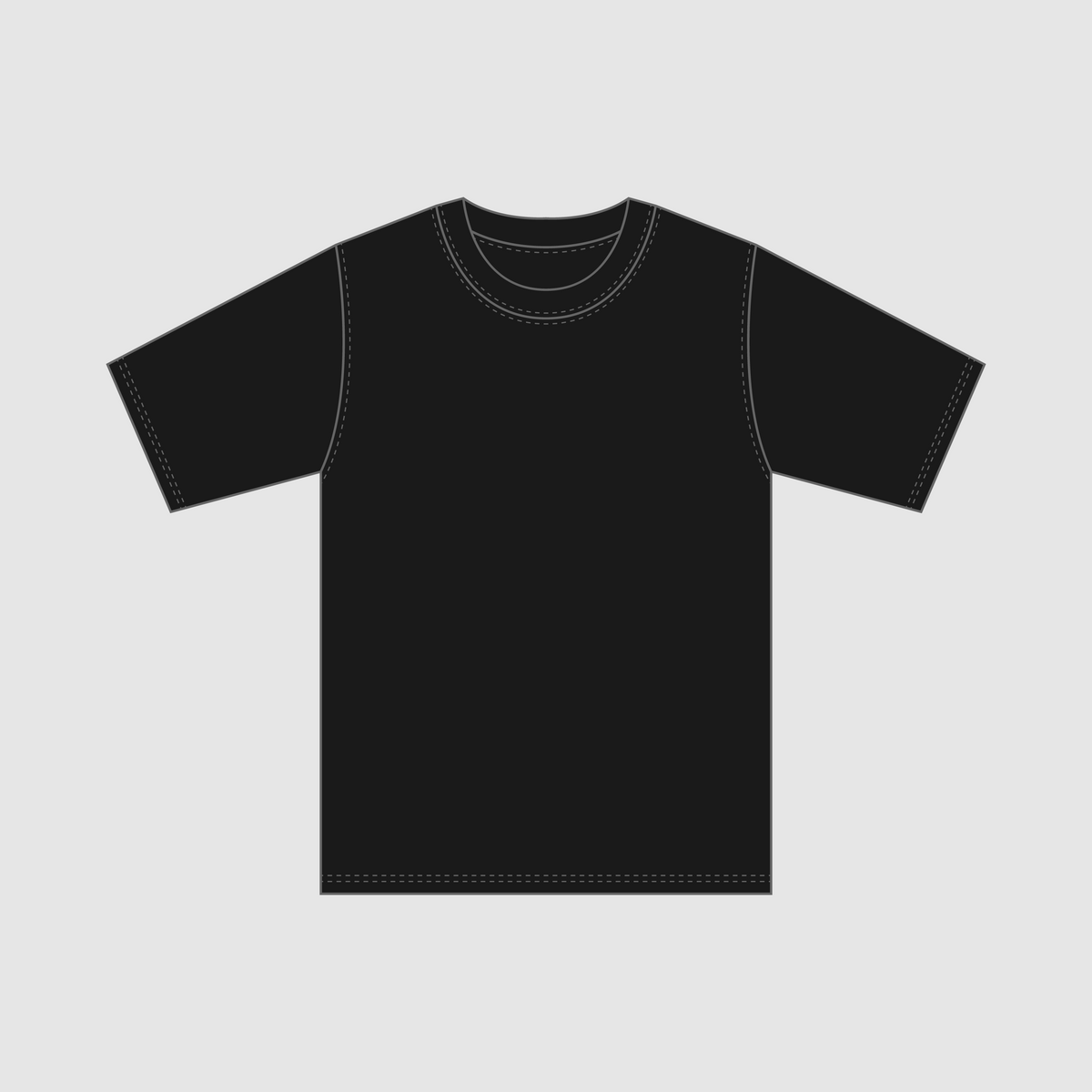 Palmera - Camiseta Negra