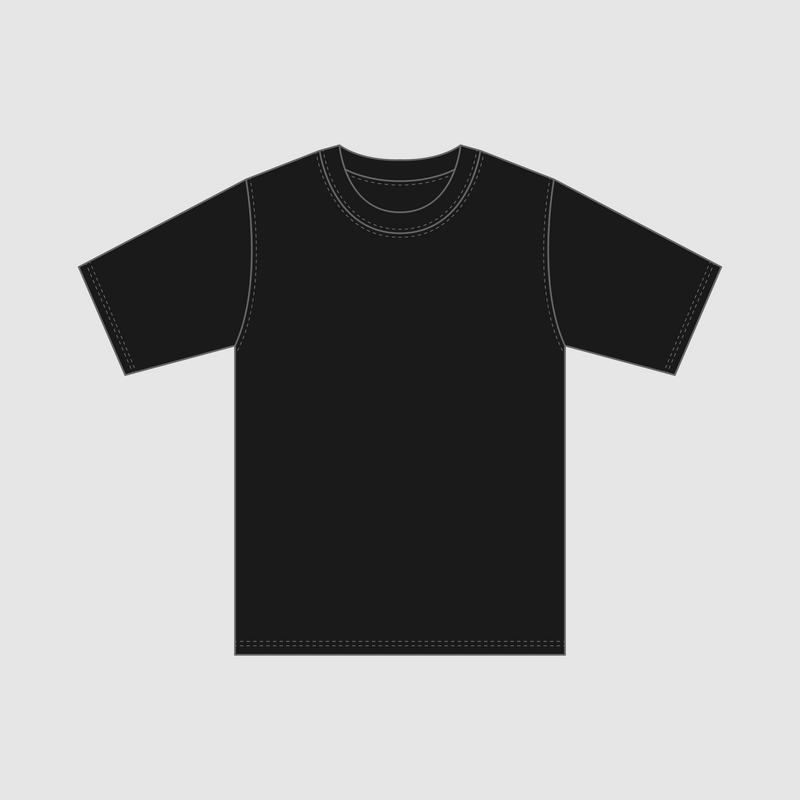 Palm Tree - Black T-Shirt